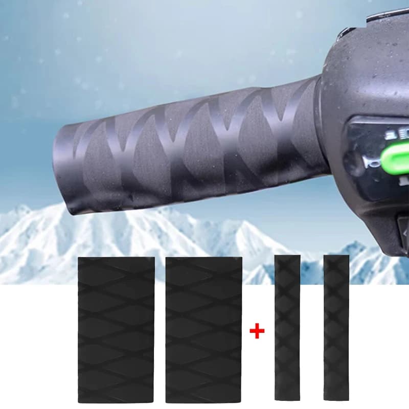 SEAMETAL Copri manubrio moto Copri impugnatura termorestringente per moto Coperture protettive per impugnatura freno di sicurezza antiscivolo