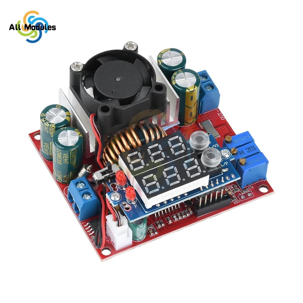 Regolatore di carica solare MPPT Modulo boost CC/CV 6-50V 15A con raddrizzatore di sincronizzazione per la ricarica della batteria al litio 12V/24V