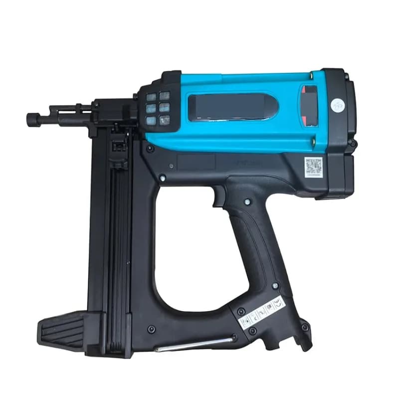 Chiodatrice pneumatica per unghie 7. Utensili pneumatici per cucitrice ad aria in acciaio per chiodatrice a gas con batteria al litio da 2 V per telaio e bagagliaio 110-220 V
