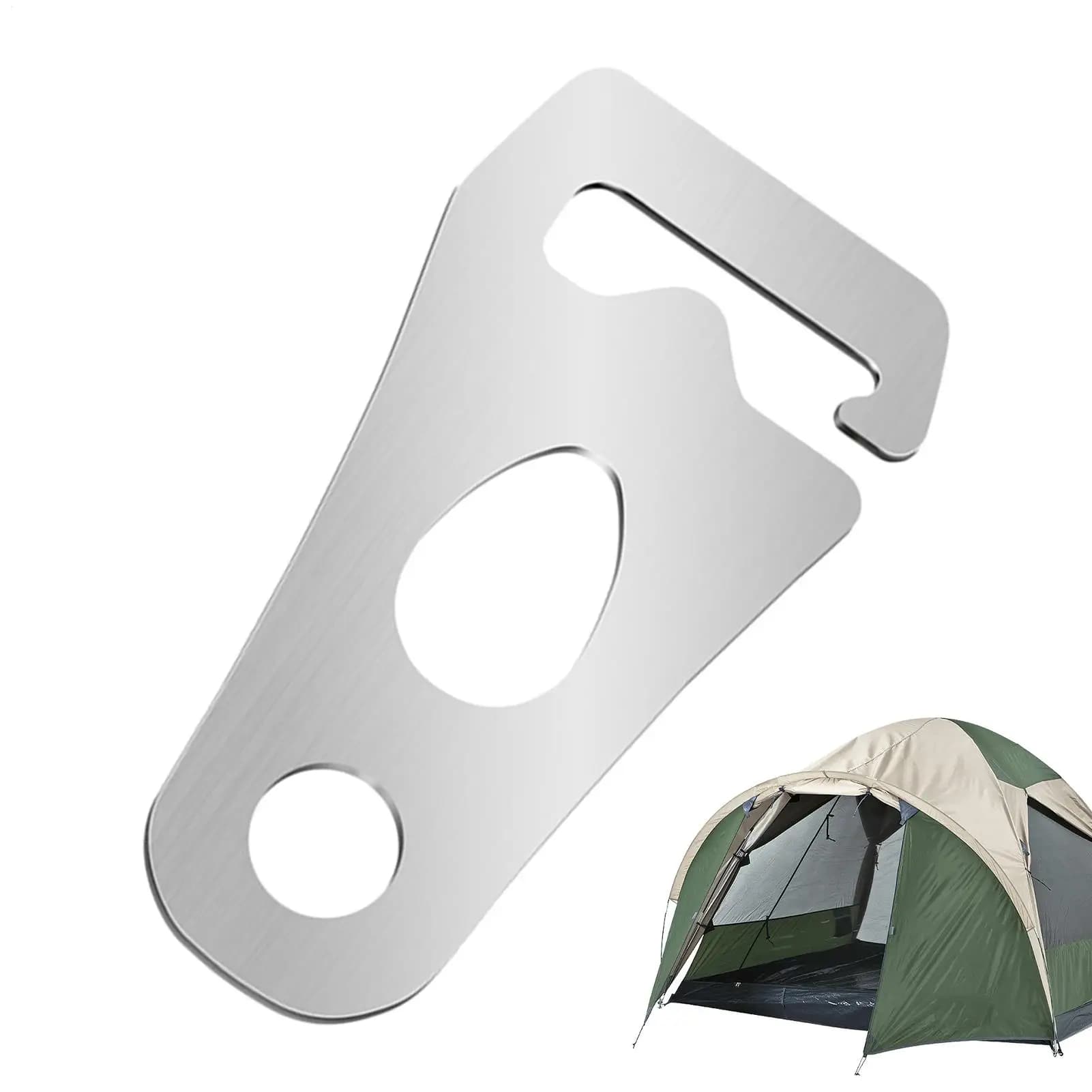 Anti-winding Corda from Camping with Anti-slip Buckle in Stainless Steel, Fixing Regulator for Tents and Sun Curtains, Parts for Installing Trekking Poles for Exterior