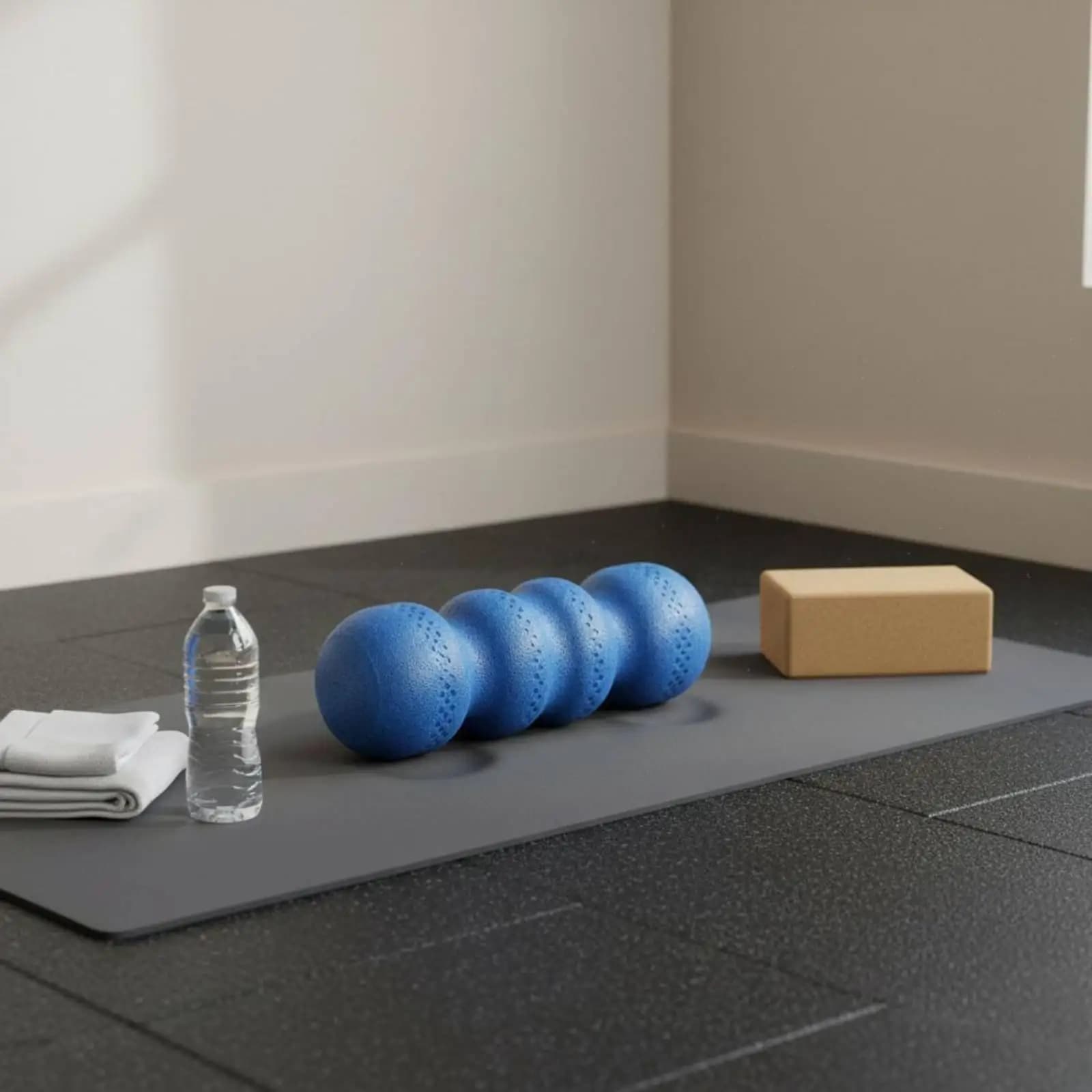 Fitness Roller Textured Foam Massage Roller for Deep Tissue Myofascial Relief and Yoga Pilates Recovery