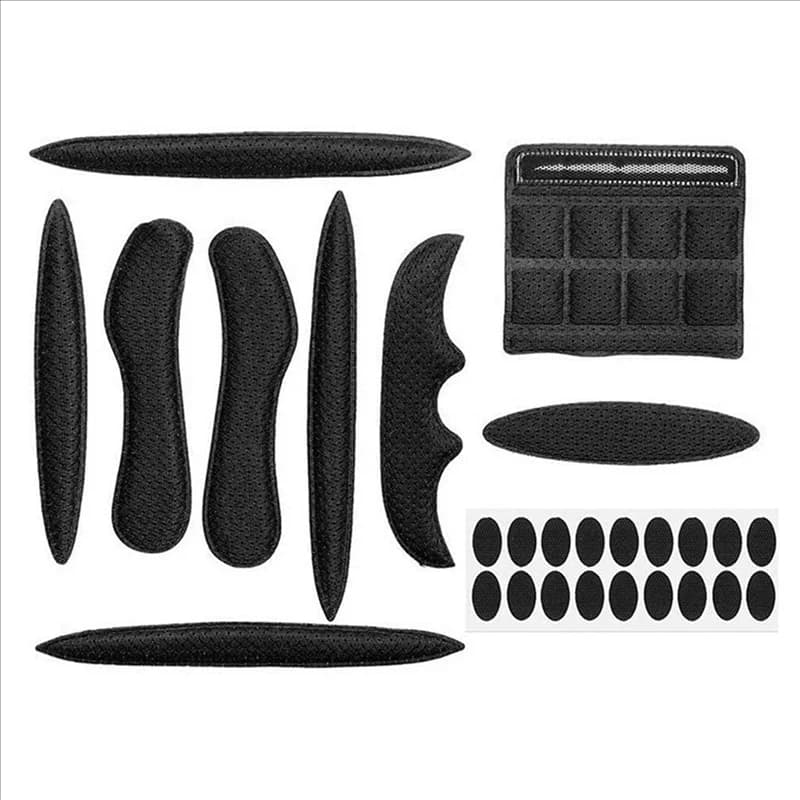 ABUE-6 Pack Spare parts sponge pads set for universal cycling helmet cushion kit for cycling helmet, black