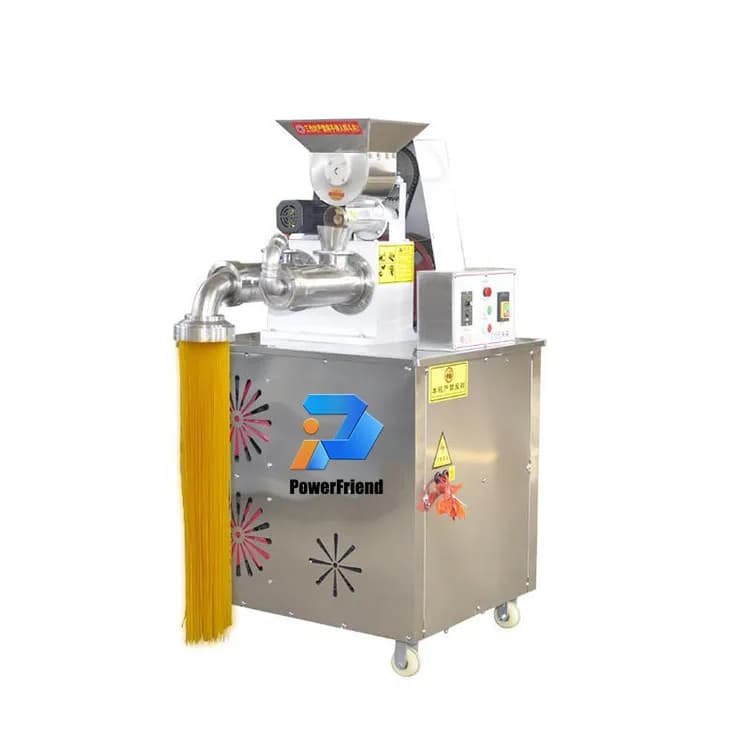 Linea Automatica per la Lavorazione di Spaghetti e Pasta, Macchina Estrusore per Vermicelli e Noodles Freddi, Pressa per Modellare Noodles di Riso e Mais