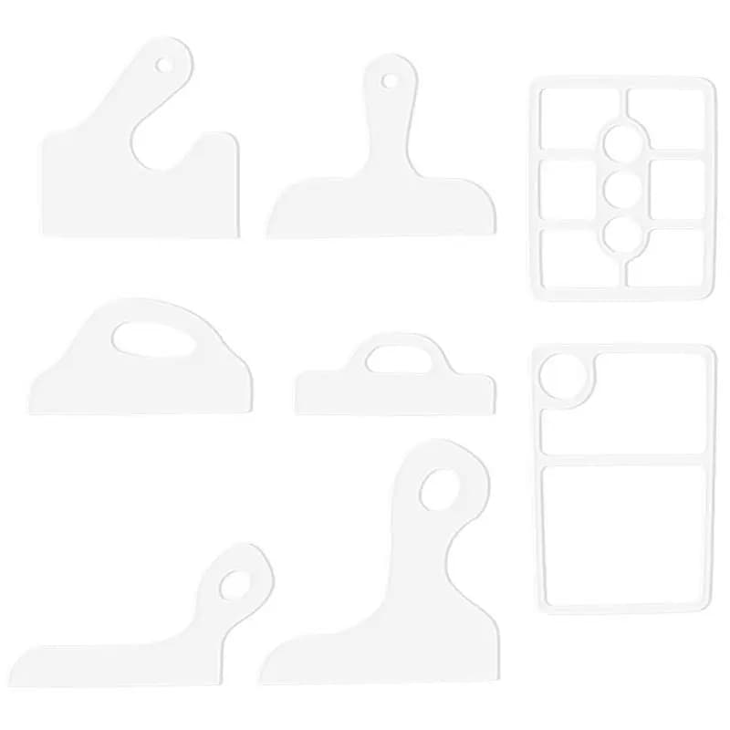 AB46-8PCS Router Templates For Woodworking Cutting Board Template Tray Router Template