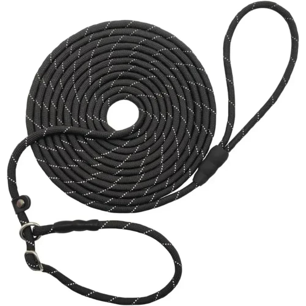 Anti-Choke Slip Lead Dog Leash, Reflective 1/3” Rope Leash Long Training Lead for Small Medium Dogs 3 Meters * 1.0CM