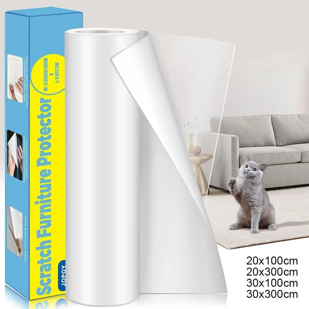 1PC Anti Cat Scratch Furniture Protector protezioni per l'addestramento del gatto nastro trasparente in PVC adesivi per cuscini di protezione del divano per divano