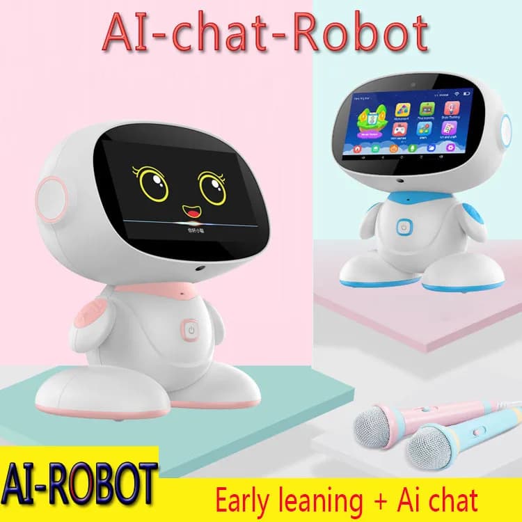 Educazione precoce dei bambini AI Robot A3 Dialogo Multilingue Canto Danza Giocattolo GPT Grande Modello Interattivo Educativo Divertimento