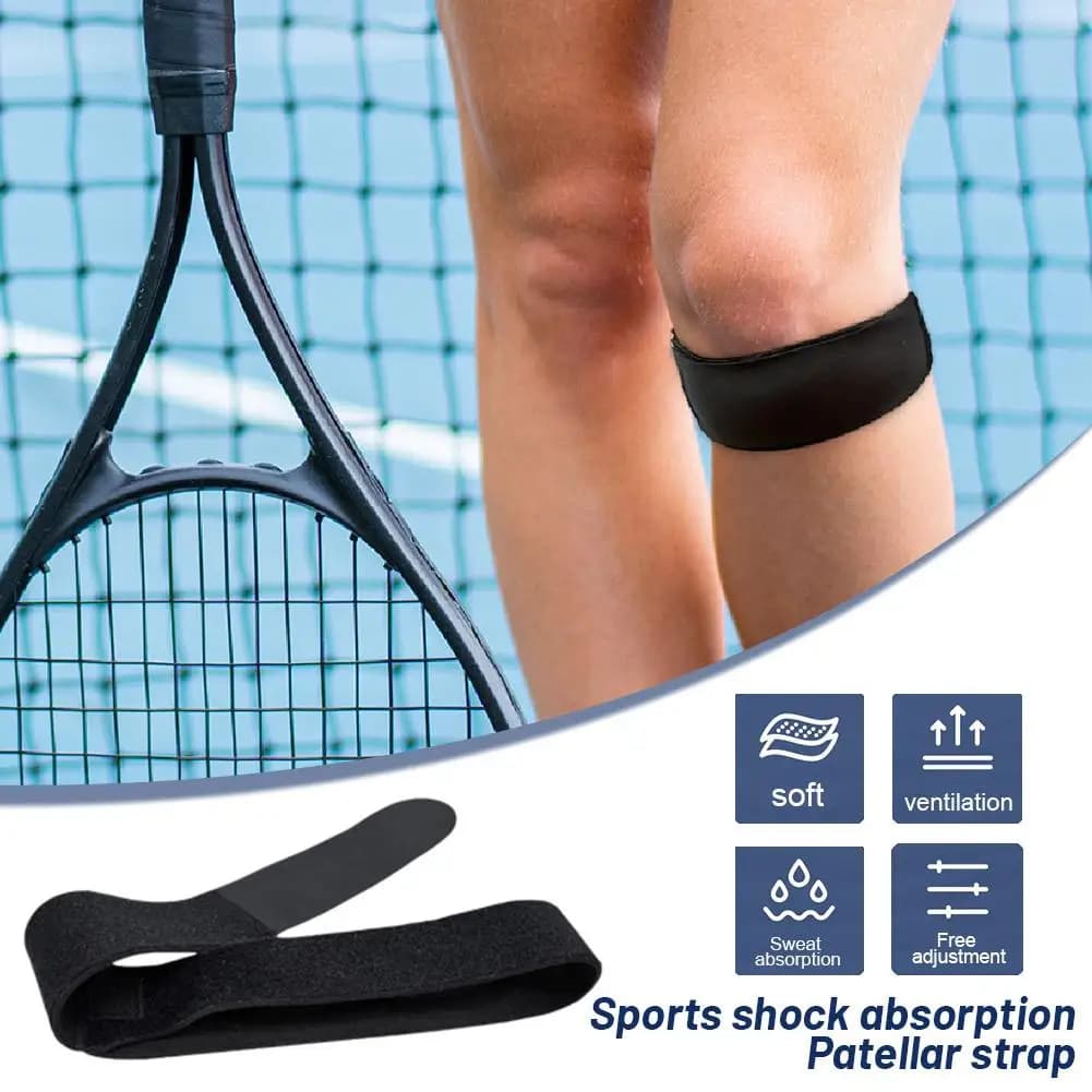 1 Piece Rotulee Ultralight Tent Belt, Comfortable Knee Guard, Ideal for Running, Fitness, Ball Games, Sports, Knee Support