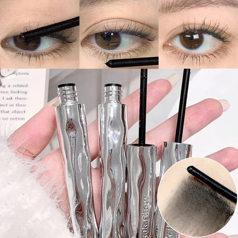 Ultra-fine Brush Mascara Matt Silk Fiber Waterproof Eyelash Mascara Extension Curling Tool For Make-up Often Quick Drying Eyes Comestic