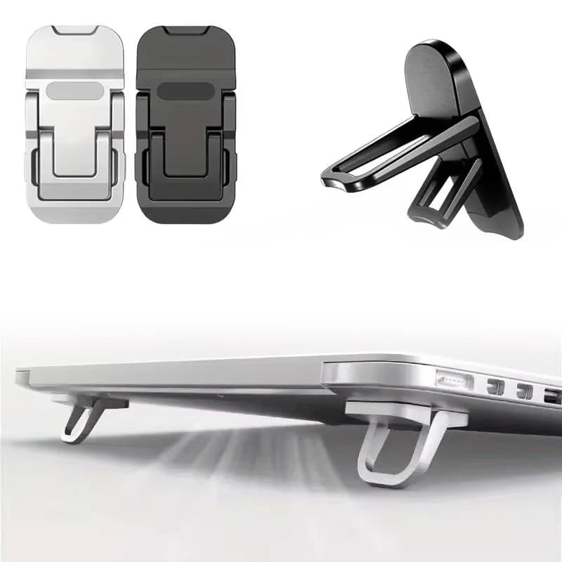 Mini supporto per laptop portatili con angoli regolabili Staffa pieghevole Staffa invisibile per supporto per notebook MacBook Huawei Xiaomi