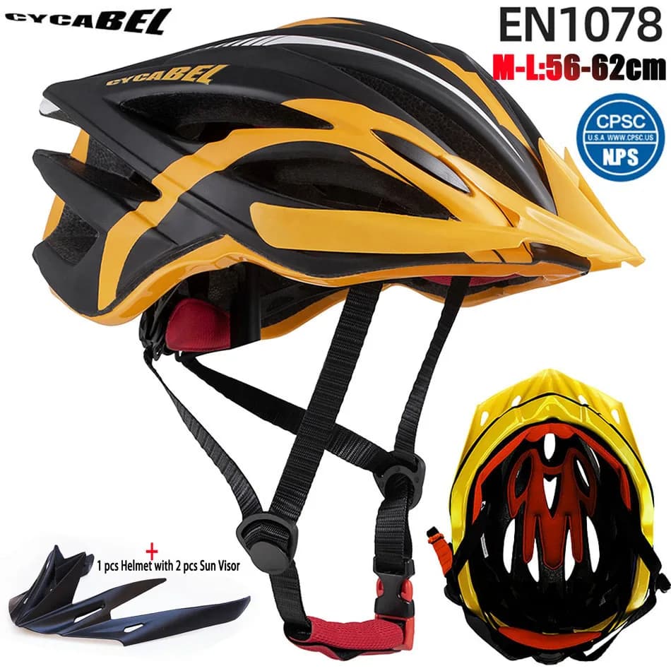 New cycling helmet ultralight safety cap cycling helmet for women bicycle equipment racing bike helmets MTB wrapping with full edge