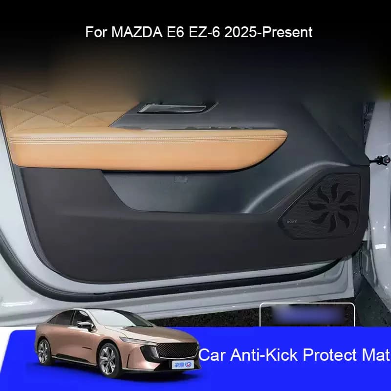 Auto B-Pillar Porta Anti-Calcio Proteggere Pad Per MAZDA E6 EZ-6 2025-2027 Tronco Anti-Spoo Resistente Ai Graffi Auto Interni accessori