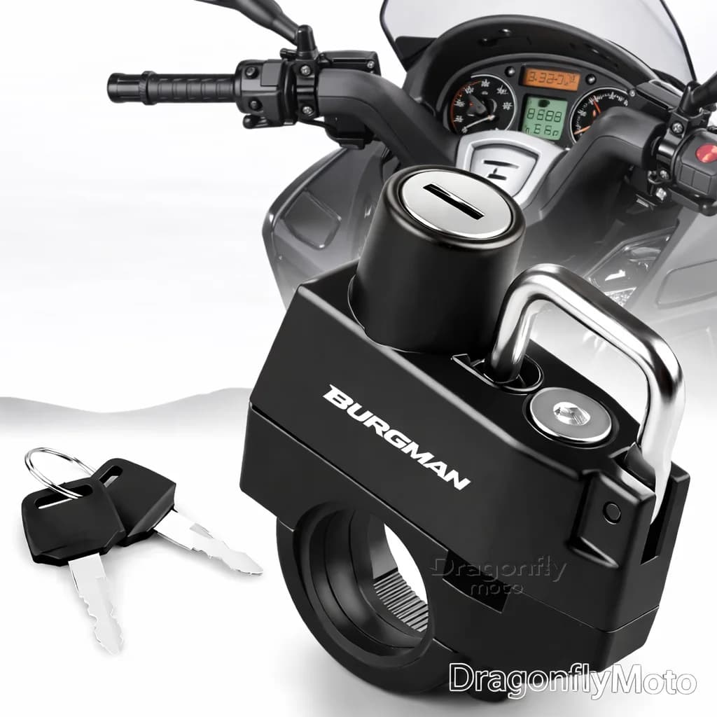 Lucchetto Antifurto per Casco Moto per BURGMAN AN125 AN250 AN400 AN650 AN 650 Burgman 400 650 125 200