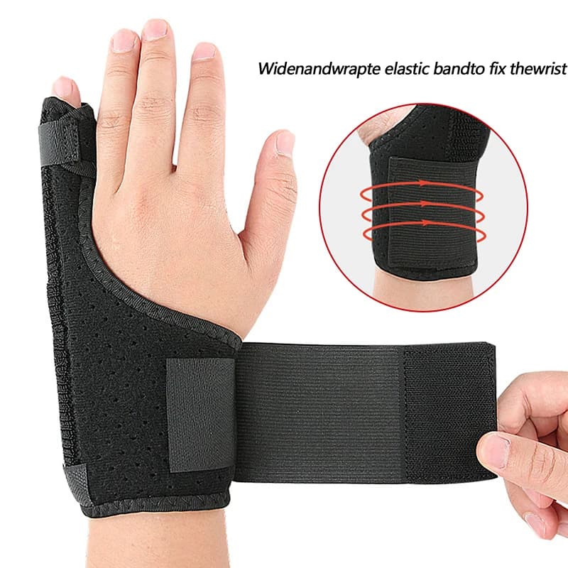 Morsetto per le dita cinturino per le dita dita piastra in alluminio supportata guanti per guaina tendine protezione protettiva per dita piccole