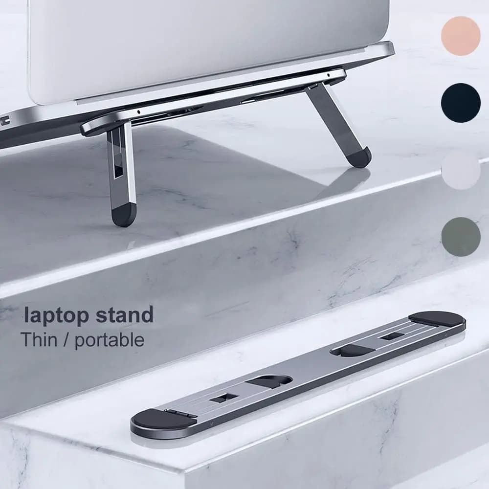 Hot Invisible Laptop Riser Stand Adjustable Folding Laptop Legs Multiple Colors Ergonomic Laptop Kickstand Home Office