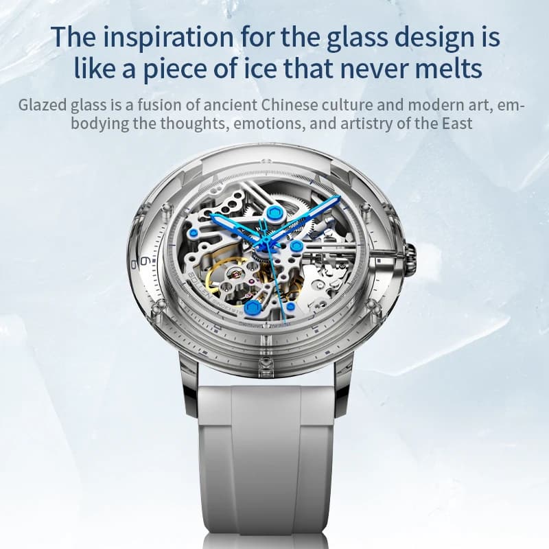 Orologi automatici da uomo di marca di lusso Pagani Design Orologio meccanico trasparente per uomo Orologio da polso sportivo con scheletro meccanico Relo