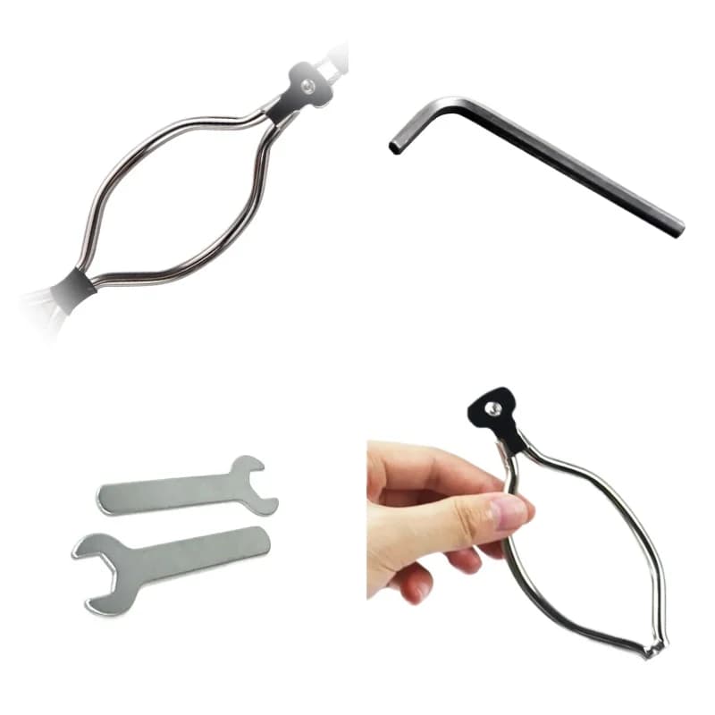 Foro per culo con anello anale per pantaloni di castità invisibili maschili e femminili, parti per accessori intimi in metallo per dispositivo BDSM