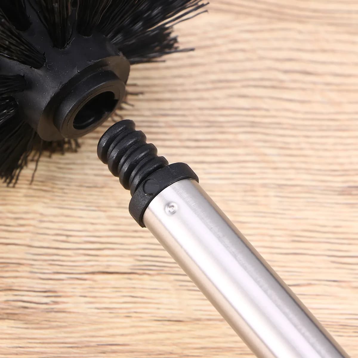 Set di 2 Spazzole per WC con Manico Robusto in Acciaio Inossidabile, Spazzola Dura per Pulizia Profonda Efficace, Scrubber per Bagno e Uso Domestico