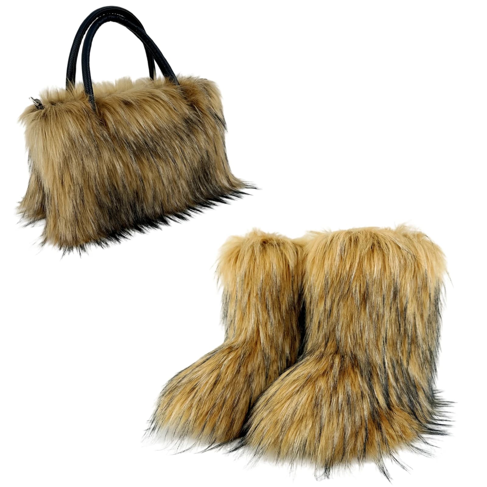 Borsa da donna alla moda Autunno Inverno Borse soffici in pelliccia sintetica Morbida peluche Designer Ladies Girl Shopper Borse per lo shopping da viaggio