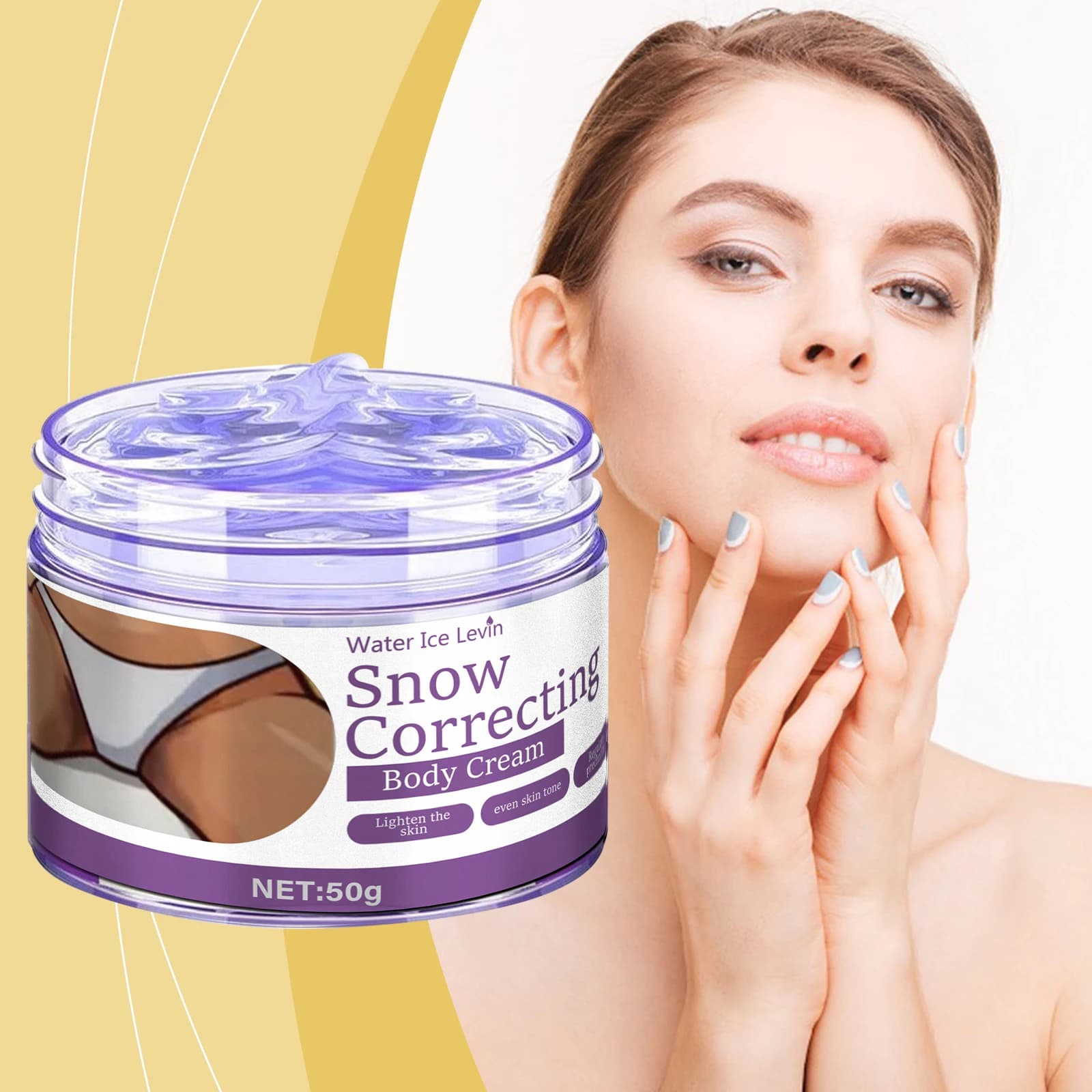 Gel Sbiancante Ascelle, Gel Schiarente Corpo, Vitamina C con Vitamina C, Pelle Idratante e Idratante, per Corpo, Ascelle, Glutei, Pelle Intera, Gel Sbiancante Multifunzionale