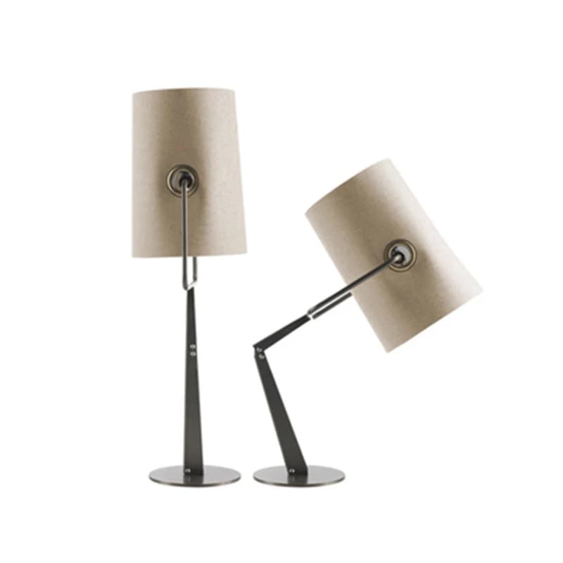 Lampada da Tavolo Moderna in Ferro a Forma di Forcella per Studio, Ufficio, Soggiorno, Comodino, Illuminazione da Lettura