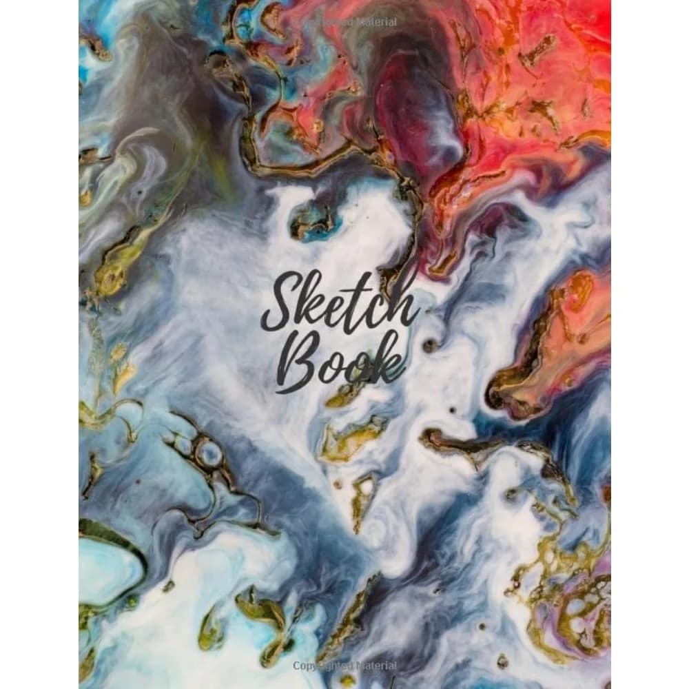 Artist Sketchbook: 8.5" x 11" Blank Paper Notebook, 110 Pages for Drawing, Painting, Doodling