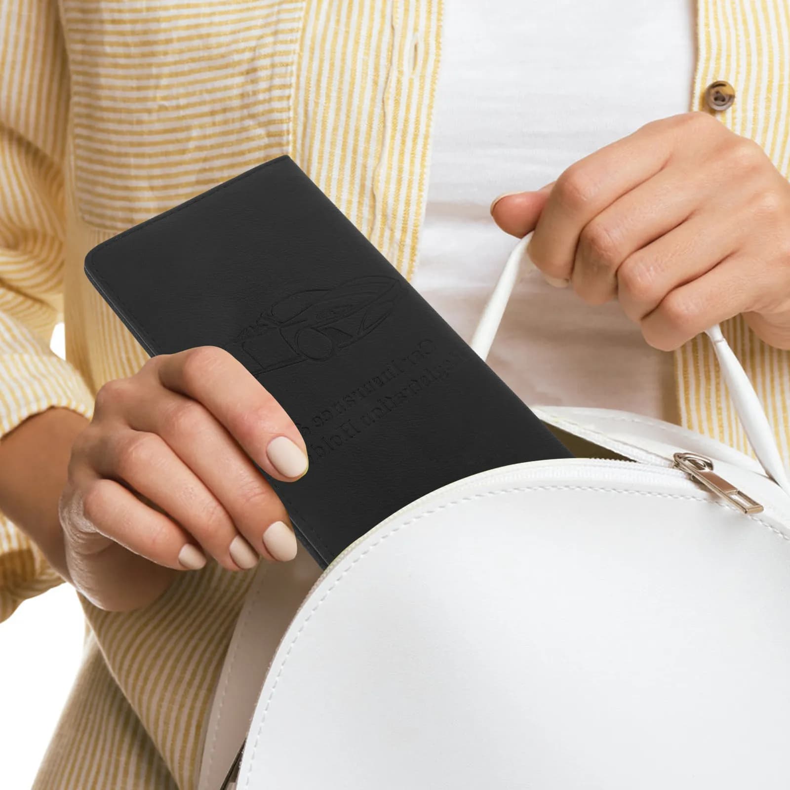 Portadocumenti per Auto in PU, Resistente alle Macchie, per Patente, Passaporto, Libretto di Circolazione, Assicurazione, Biglietti, Accessori per Veicoli