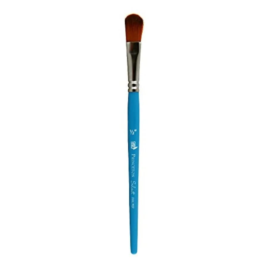 Pennello Select Artiste, Serie 3750, per acrilico, acquerello e olio, ovale, 1/2 pollice
