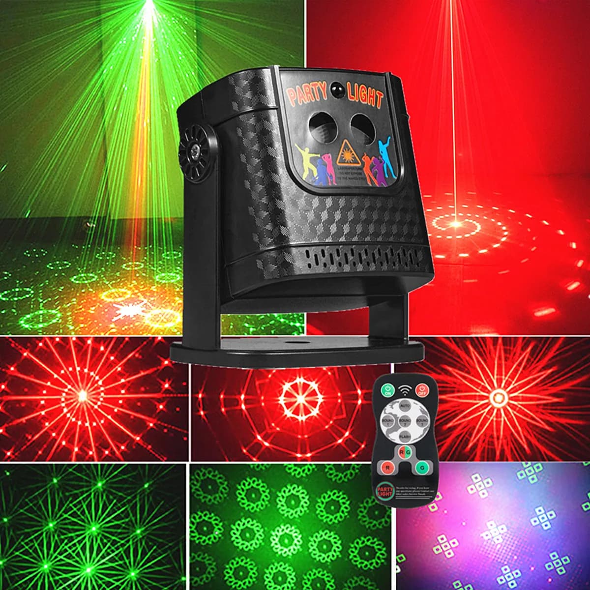 Mini 60 modelli proiettore luci effetto festa DJ discoteca vacanza Natale danza camera da letto decorazione lampada per auto mostra regalo YR10
