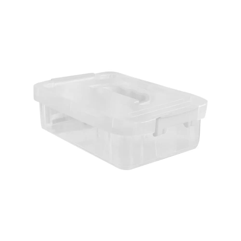 Marker Pen Multi Layer Pencil Case Transparent Stackable Storage Box Portable Partitioned Drawer Plastic Box School