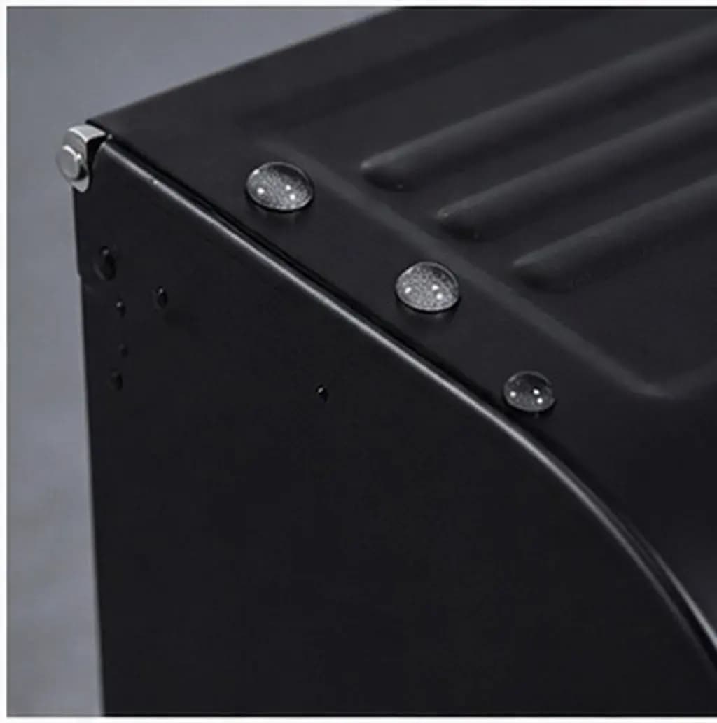 Black Tissue Paper Box Wall Mounted Toilet Paper Holder Aviation Grade Aluminum Rust Proof Coated Surface Modern Bathroom