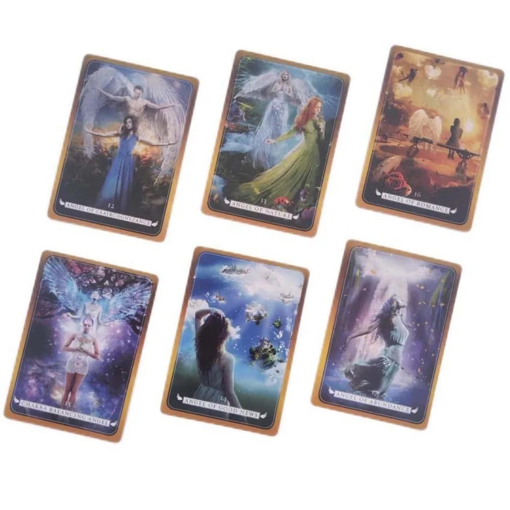 Gioco di carte Oracle Angel Reading da 11,5 * 6,5 cm