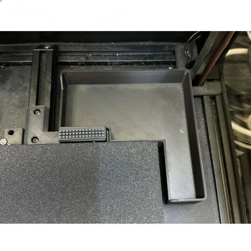 X-S Voron 2.4 Nozzle Brush for Voron 3D Printer Silicone Nozzle Wiper with Purge Bucket Voron 2.4 Bed Clearance