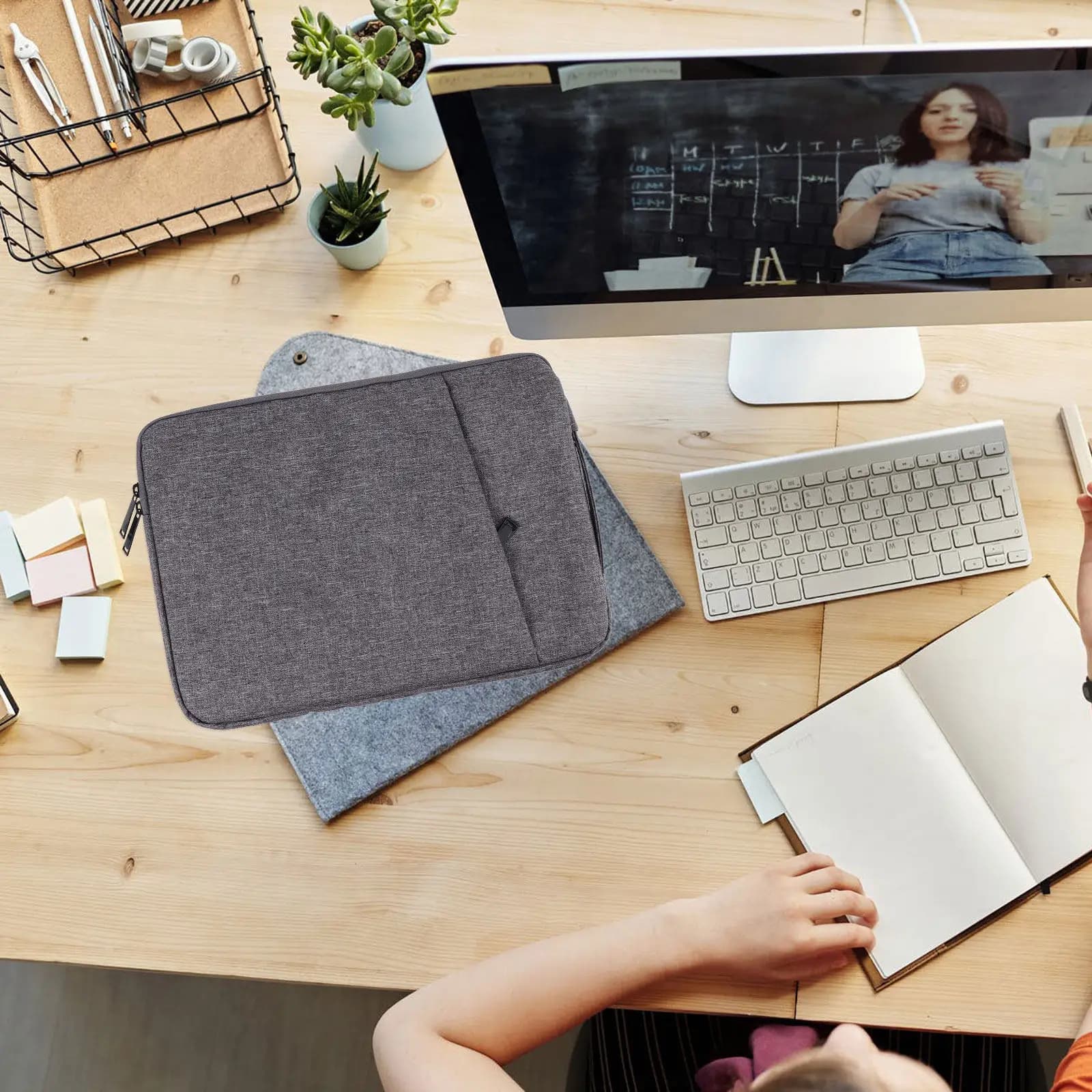 Custodia Protettiva per Laptop 1 Pezzo, Borsa per Computer alla Moda, Borsa Portatile per Laptop con Protezione Multistrato Anti-Vibrazione e Anti-Frizione