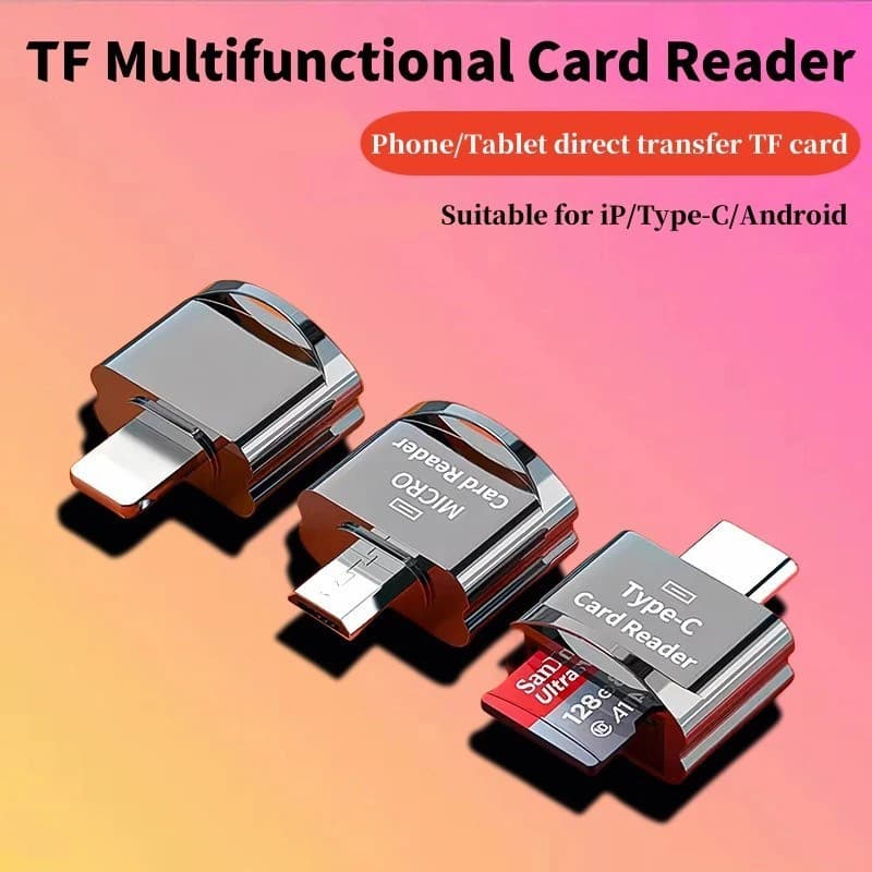 TF Card Reader TF Card TO Type-C Card Reader OTG Adapter Memory Card To USB C High Speed For Mobiles Phones Laptop B