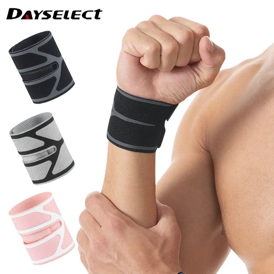 1 pz protezione del polso antiscivolo forte supporto avvolgimento e compressione fissaggio articolazioni anti-torsione lesioni protezione del polso uomo donna