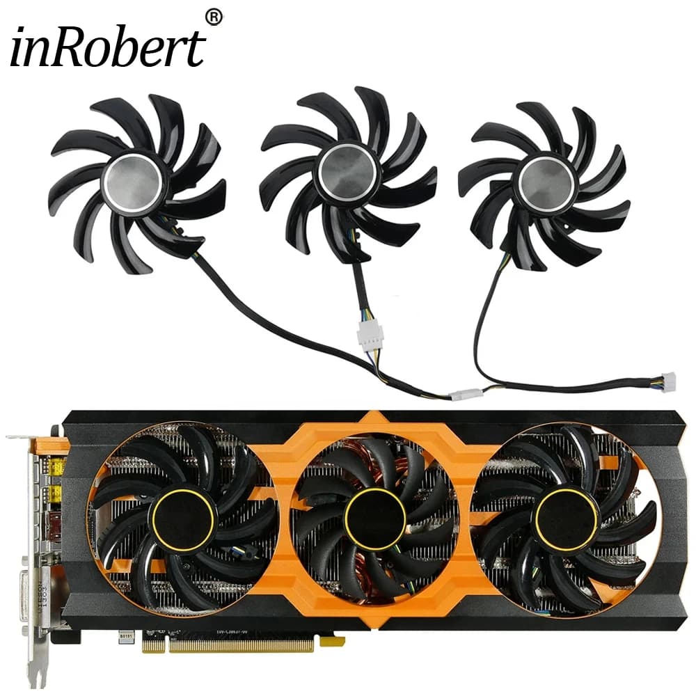 Sostituzione della scheda Video 3Pcs 85MM FDC10H12S9-C per Sapphire Radeon R9 290X Tri-X OC R9 390 390X 8GB NITRO Cooler Fan