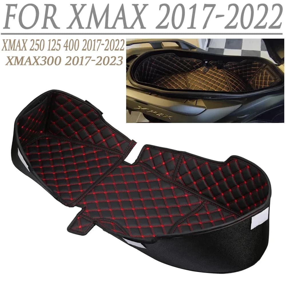 Moto Baule Posteriore Protection Liner Vano Pad For Yamaha XMAX 250 X MAX 125 300 400 XMAX250 XMAX300 Seat Box Storage Zerbino