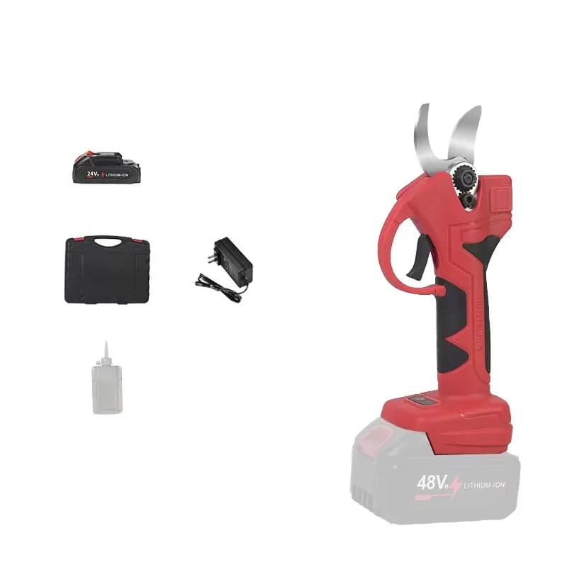 25/30/35/40/45mm Wireless Electric Pruning Shear LCD Display 21V Lithium Garden Shears Cordless Rechargeable Pruning Scissors