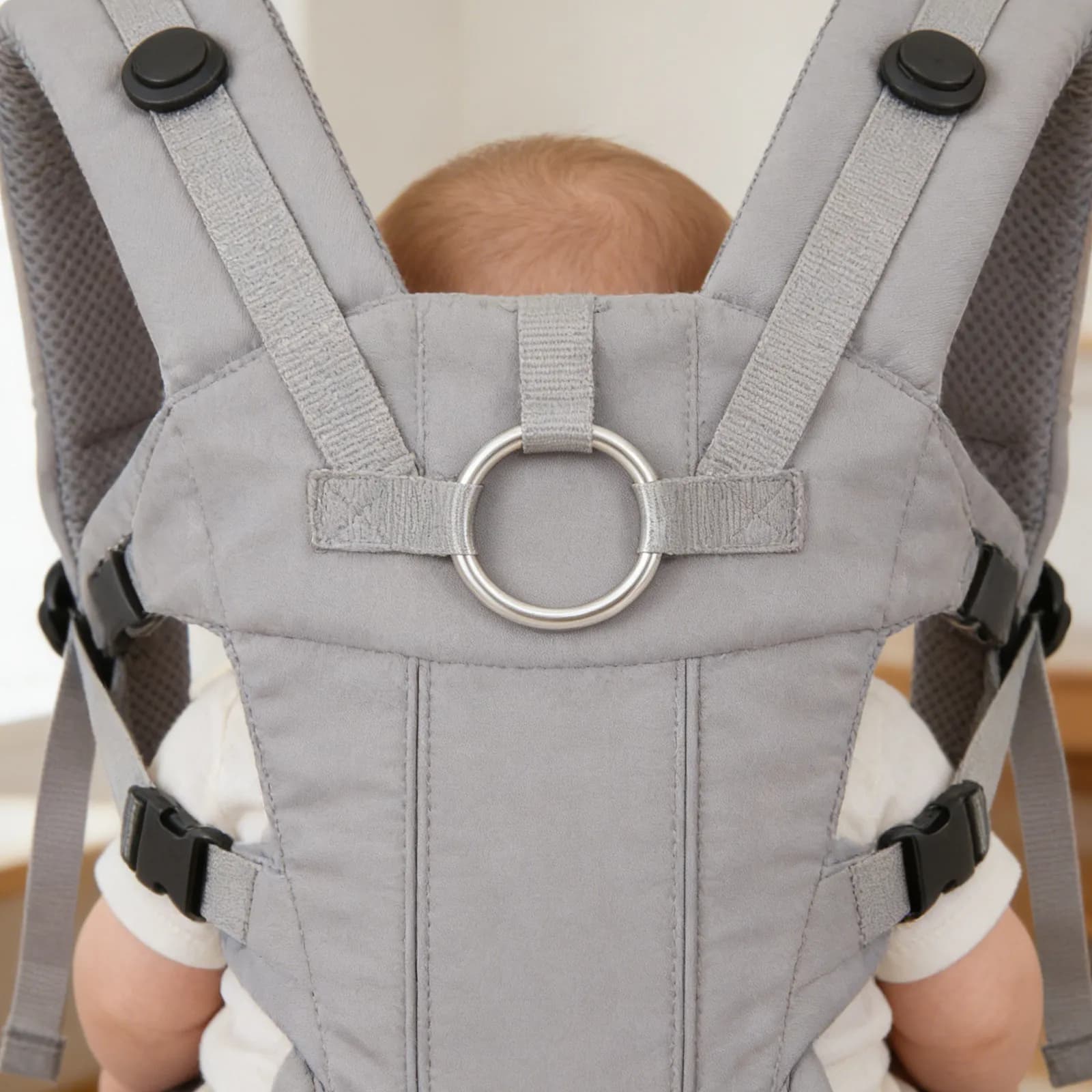 2Pcs Aluminum Baby Sling Rings High Strength Wrap Carrier Accessory for Newborn Toddler Infant Ring Sling Baby Essentials