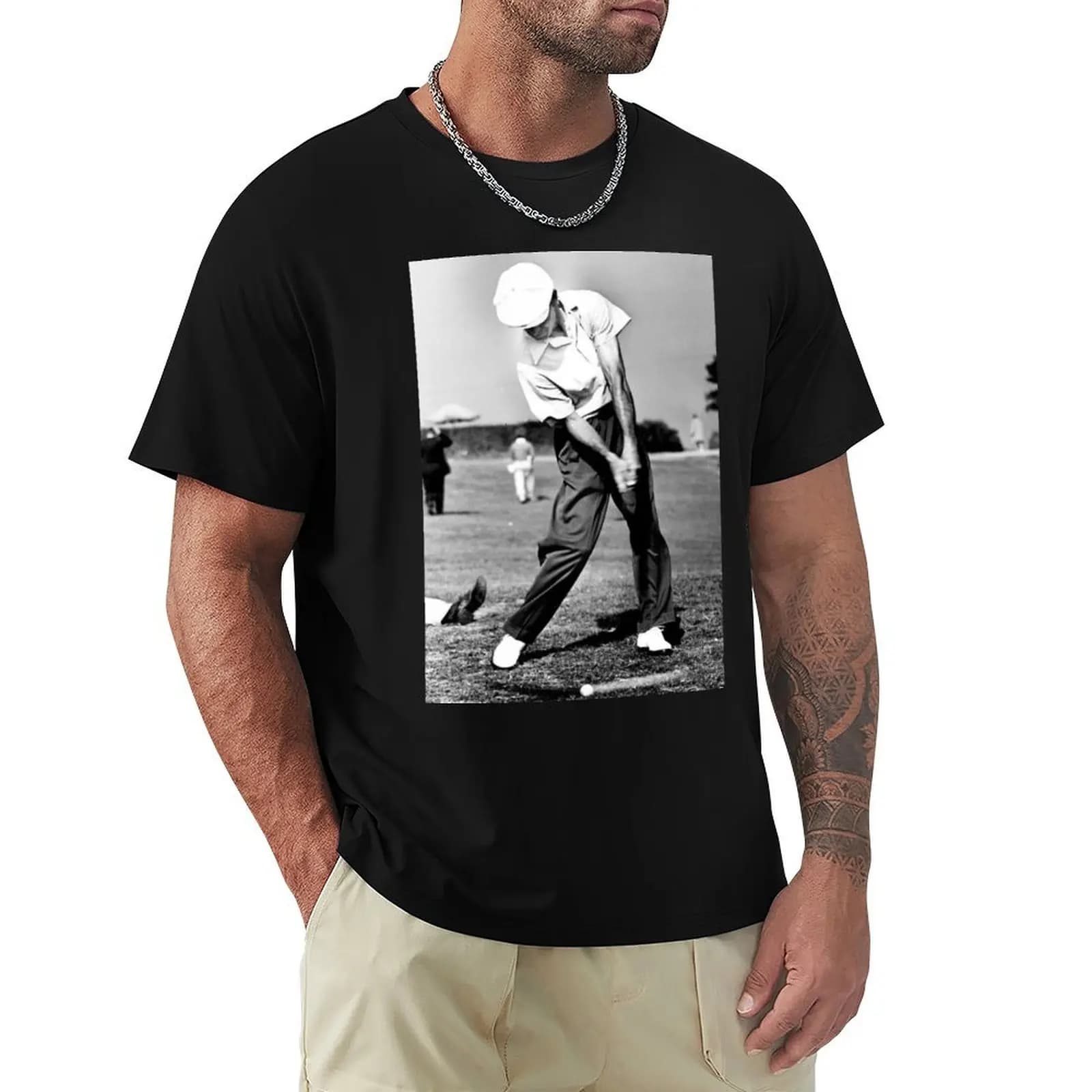 T-shirt Ben Hogan Point Of Impact Golf Shot con motivo stampato alla moda