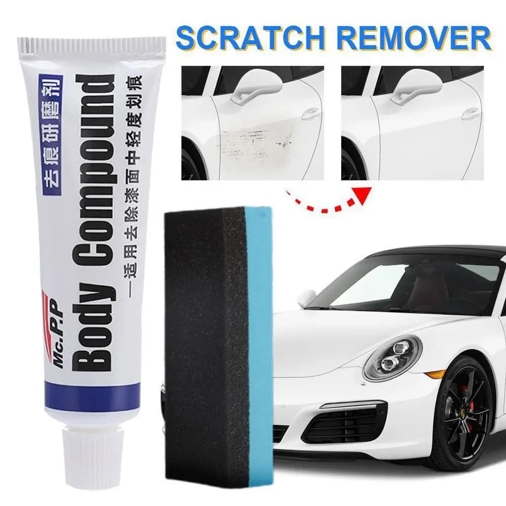 Dispositivo per la rimozione dei graffi dell'auto per la cura dei graffi della vernice del corpo dell'automobile Cura dell'auto Lucidatura e lucidatura Pasta composita Riparazione della vernice dell'auto P0Y5