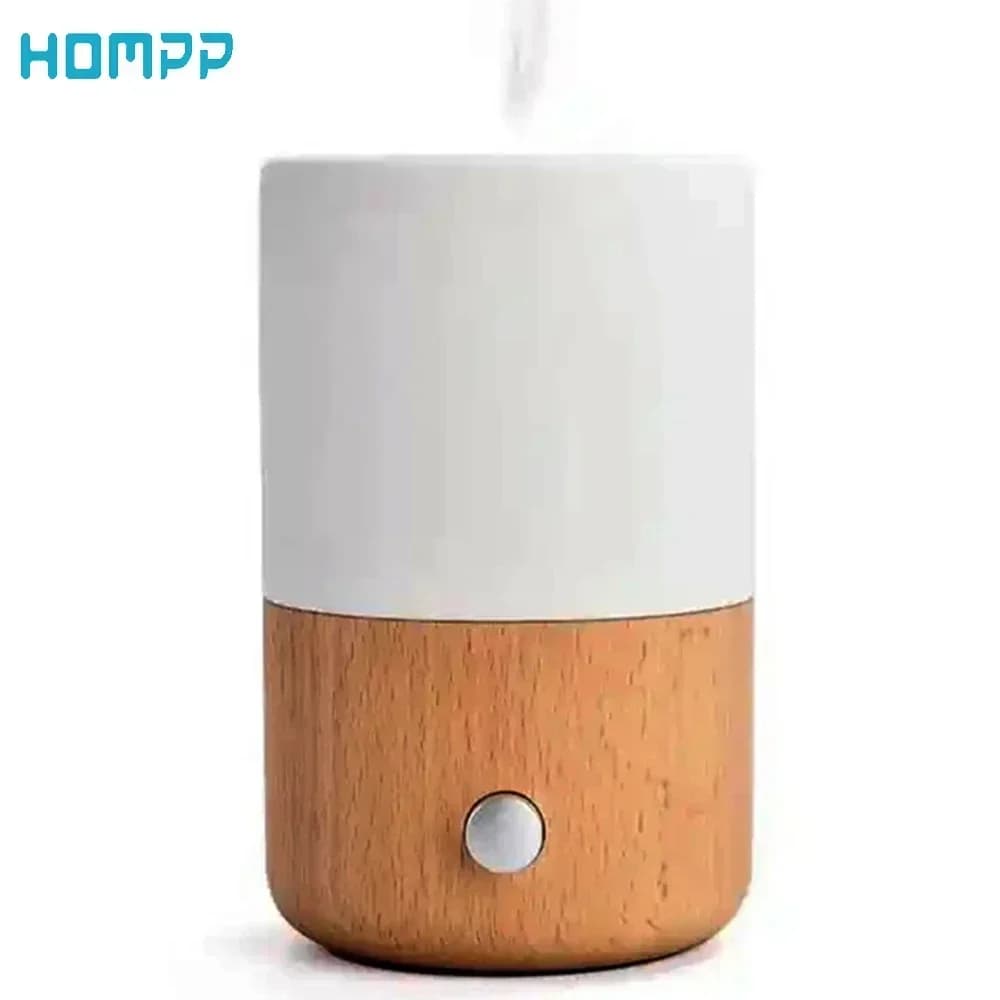 Diffusore di oli essenziali nebulizzanti senza acqua 30ml Aroma Legno di quercia Ceramica fatta a mano Meditazione Ambientale Luce calda Profumo Fragranza