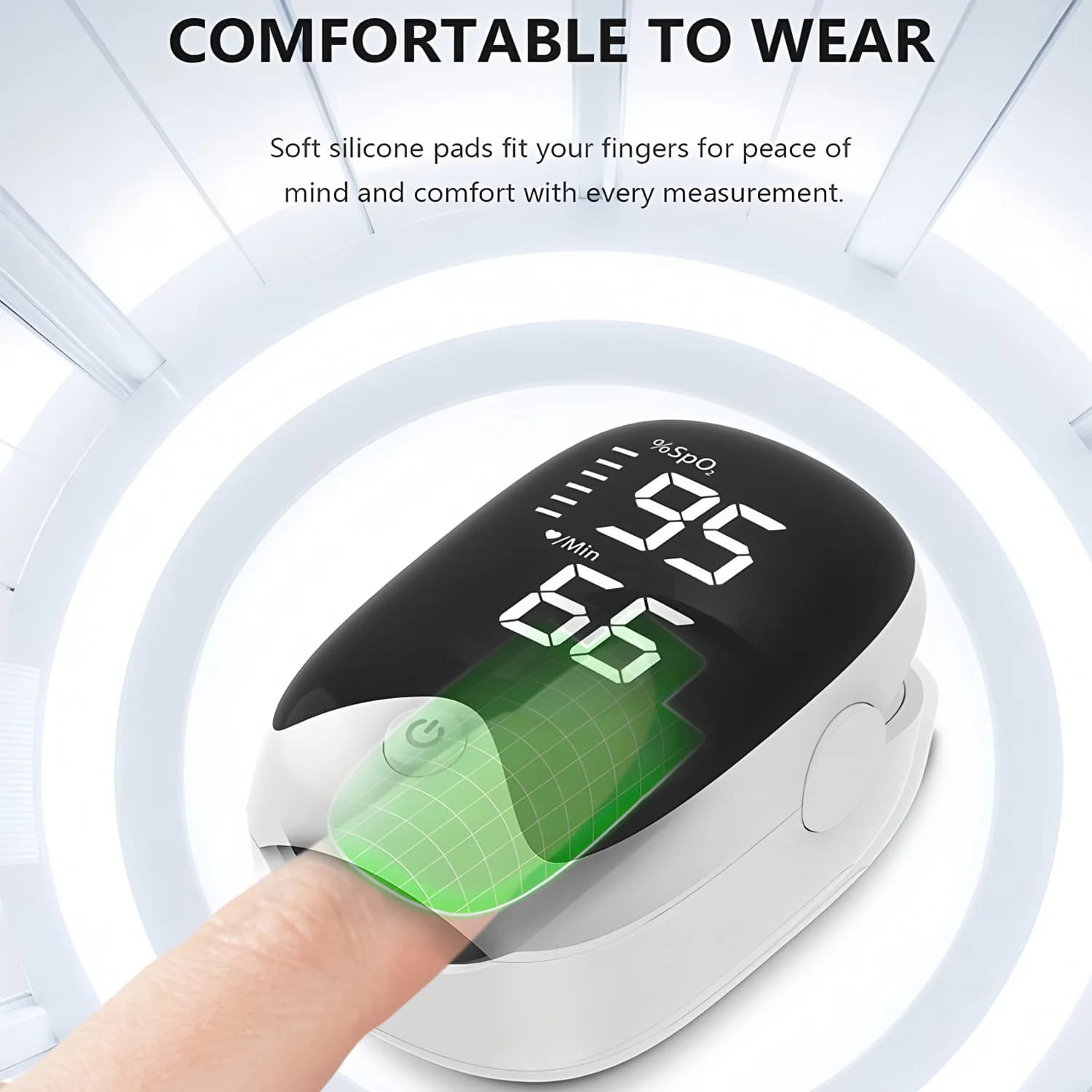 OLED Oximetro de dedo LED Display Finger Pulse Oximeter Medical Portable blood oxygen oxymetre Heart Rate Saturation Meter