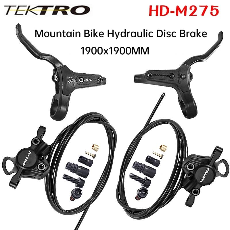 TEKTRO HD-M275 Freno a Disco Idraulico per Mountain Bike con Cavo a Instradamento Interno 1900mm, Componenti per Biciclette