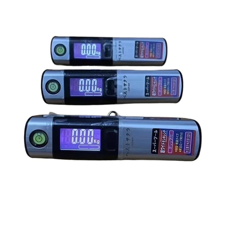 Bilancia elettronica portatile ad alta precisione da 50 kg, bilancia a molla per bagagli, metro a nastro piccolo e preciso