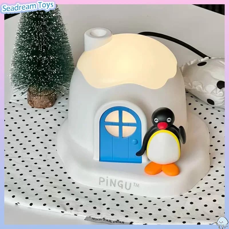 MARTUBE Pingu Snow House Humidifier Mini Household Desktop Humidifier Ultra Quiet Mist Humidifier For Bedroom Ornament Gift