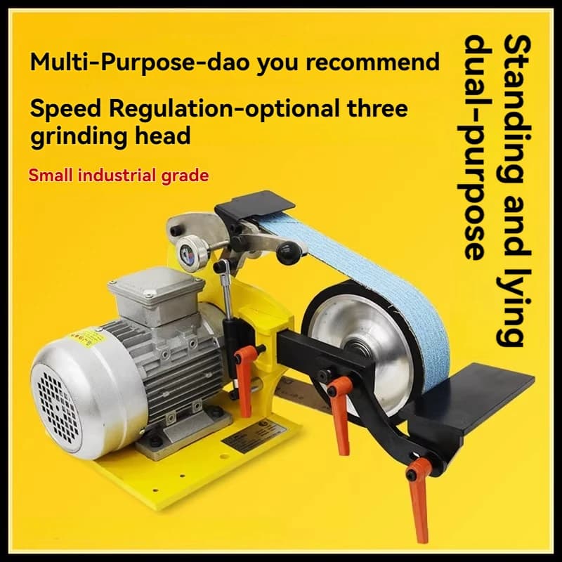 Industrial double-purpose grinding tool: electric sanding machine for sanding and polishing/labeling machine
