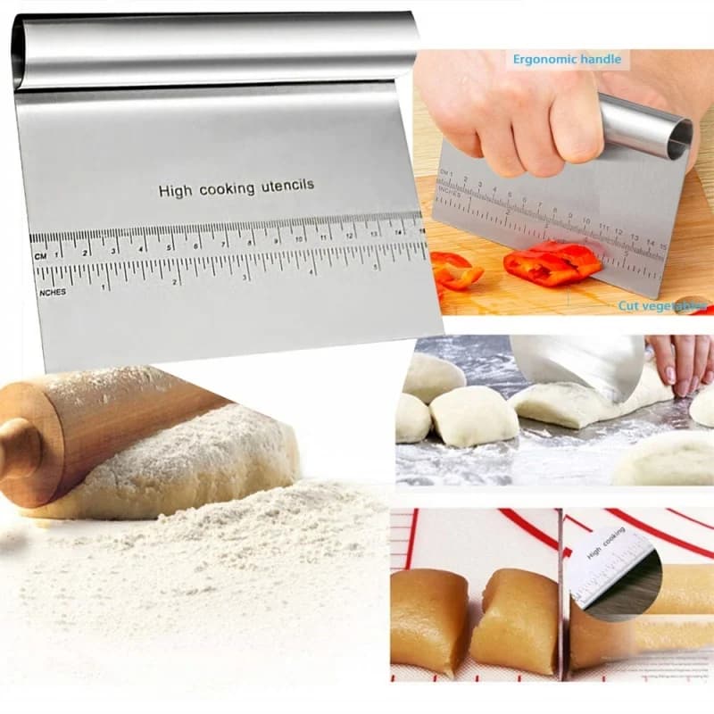 Heavy duty stainless steel cutting knife for food use to cut the kitchen tool turkey dough