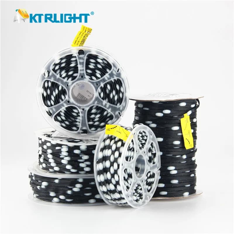 5V WS2811 3PIN Filo nero LED Luci della stringa Colore da sogno RGBIC Indirizzabile individualmente Fata Luce Pixel di semi Luce WS2812